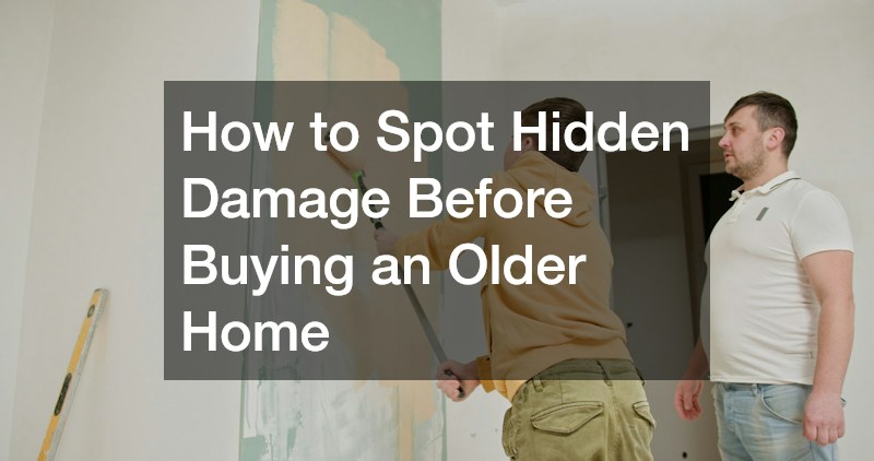 How to Spot Hidden Damage Before Buying an Older Home